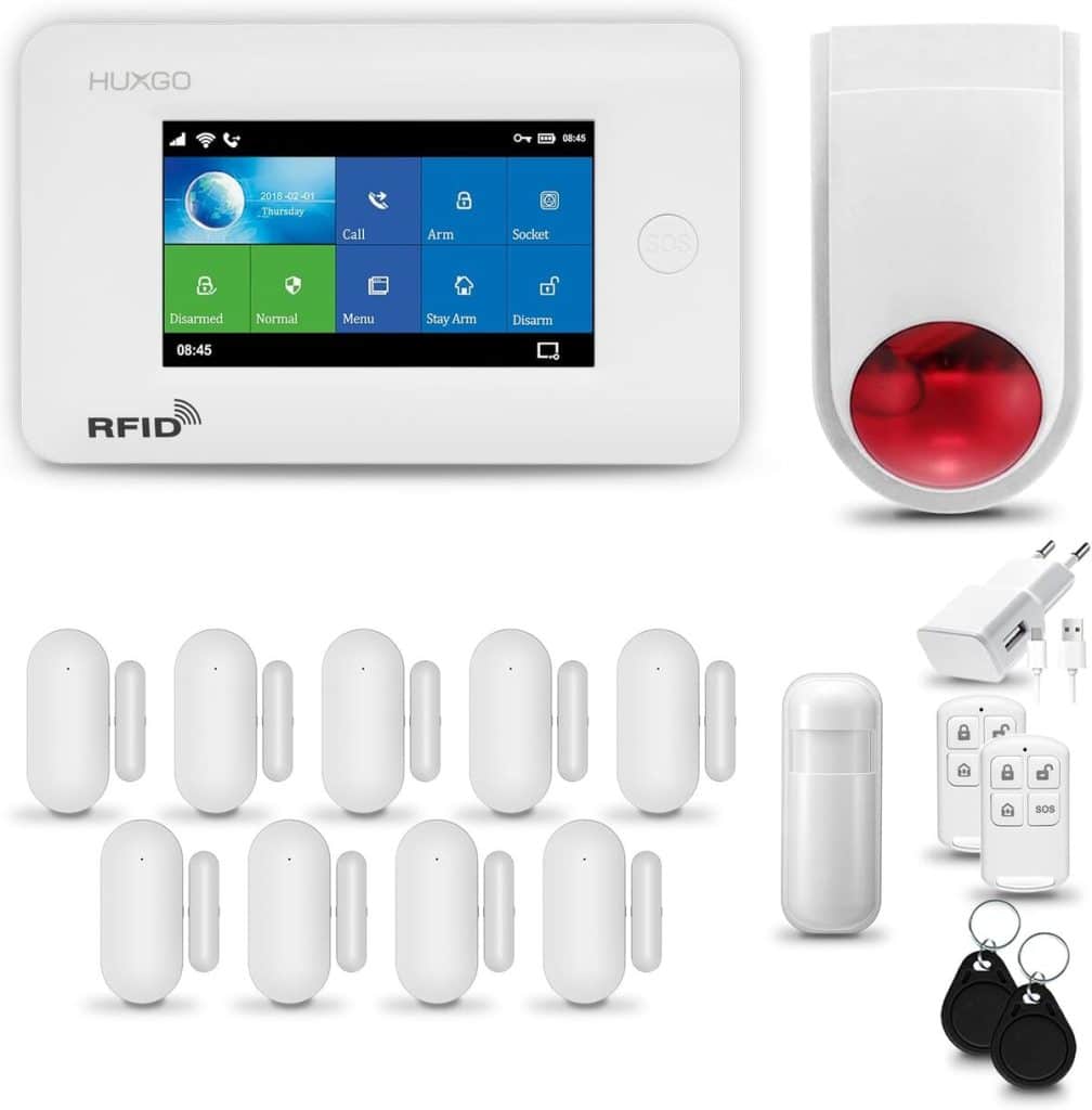Test du système d'alarme sans fil HUXGO HXA006
