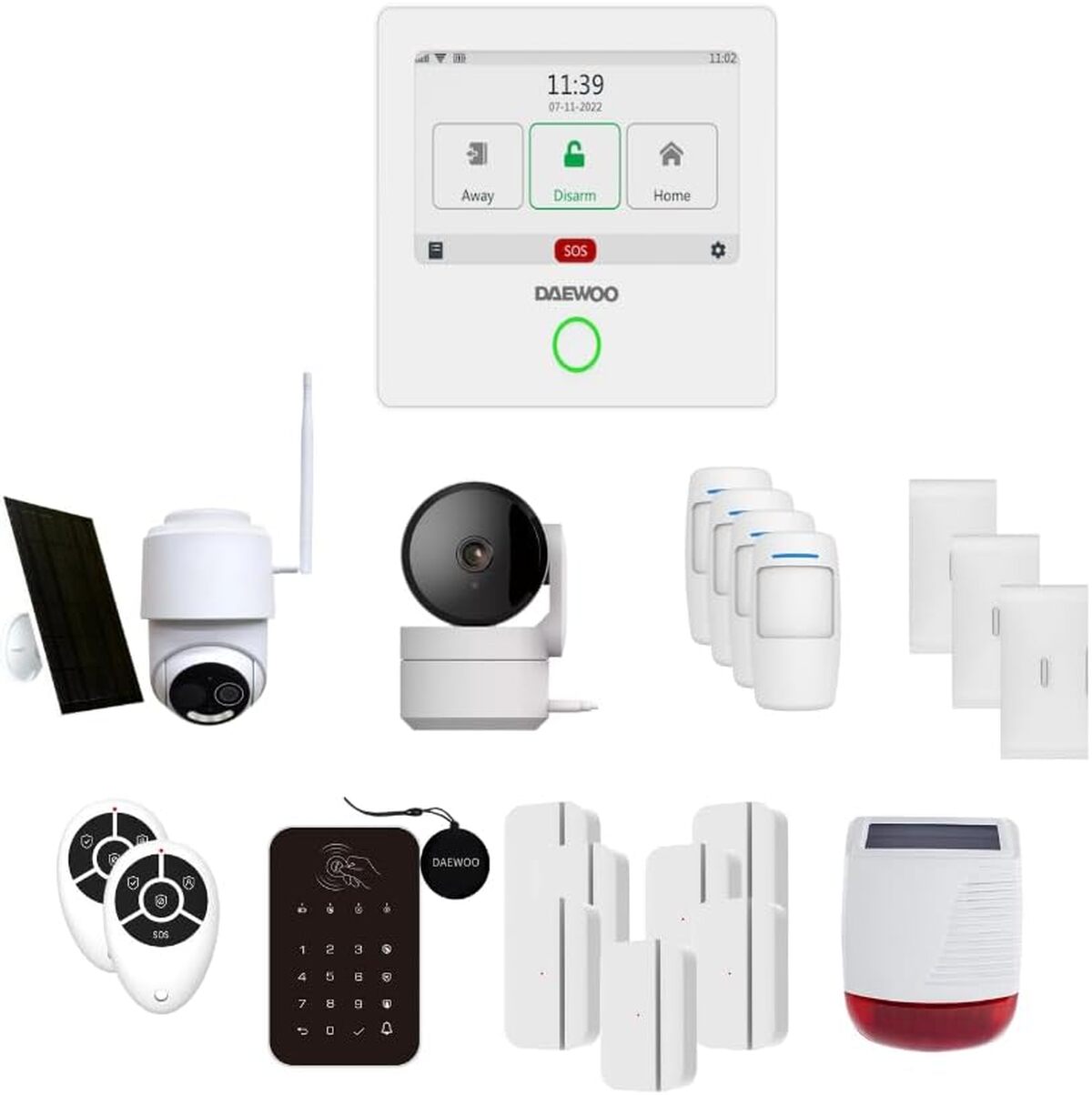 Test du système de sécurité AM343 avec sirène solaire