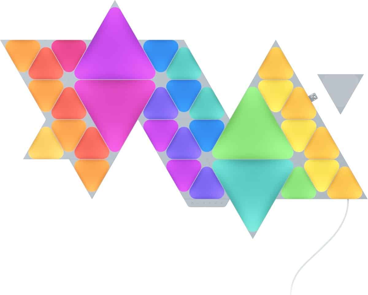 Test : nanoleaf Shapes Mini Triangle, 32 panneaux LED connectés modulaires