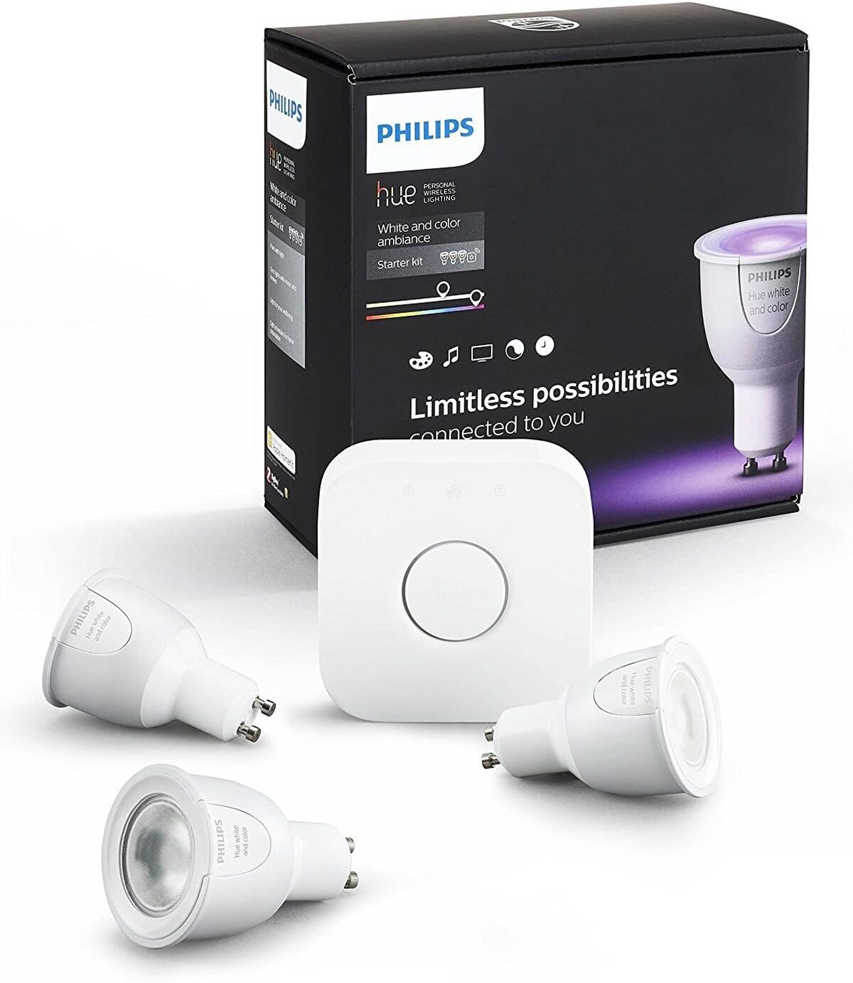 Test : philips Hue - kit de 3 ampoules LED connectée GU10
