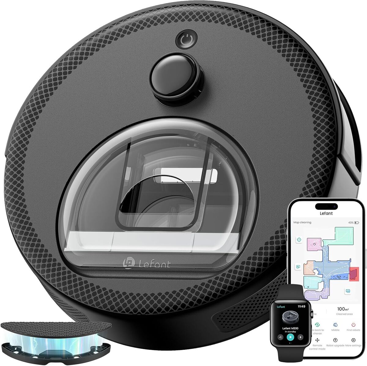 Test : robot aspirateur Lefant M330, puissance 5000Pa et navigation avancée