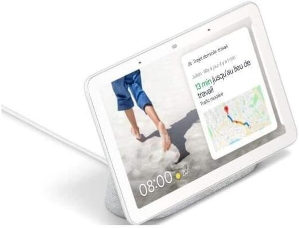 GOOGLE Home Nest Hub Bluetooth Gris Clair
