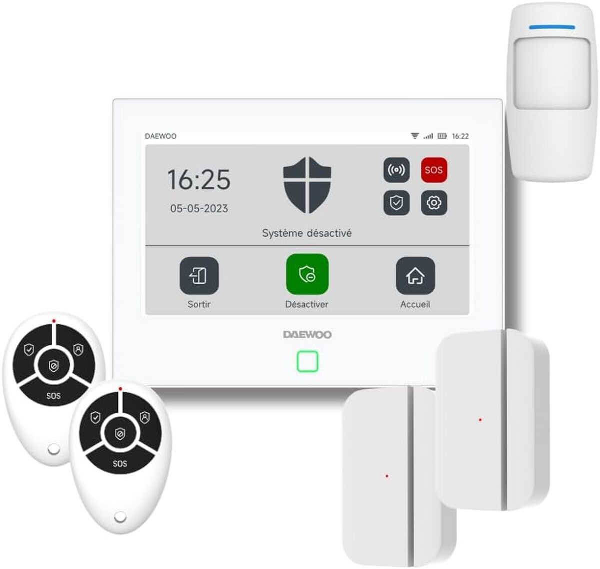 Test : alarme Daewoo AM302, sécurité et contrôle à distance