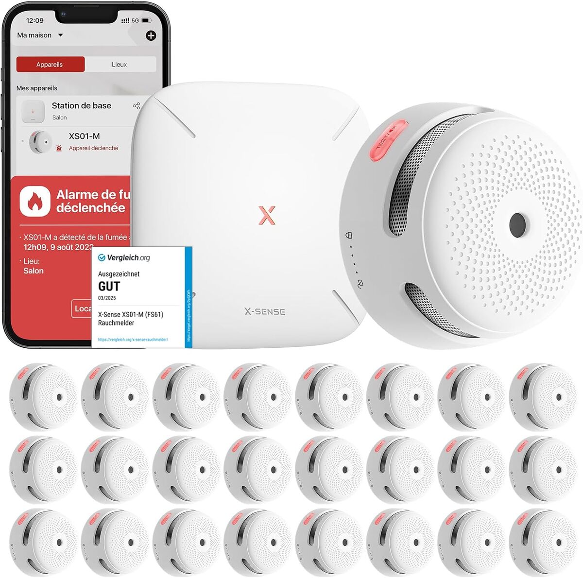 Test du détecteur de fumée connecté X-Sense FS241