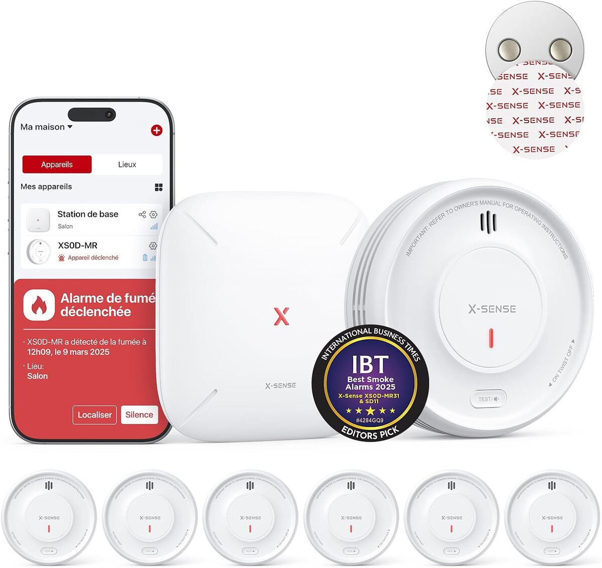 Test du détecteur de fumée connecté X-Sense SBS50 intelligent