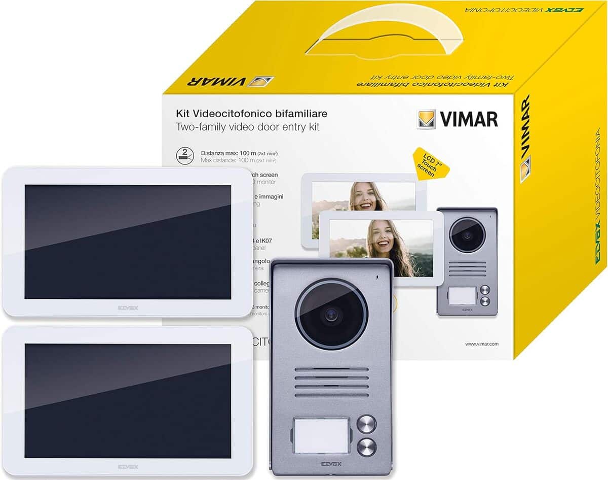 Test : visiophone VIMAR K40936 pour 2 familles, écran tactile 7 pouces