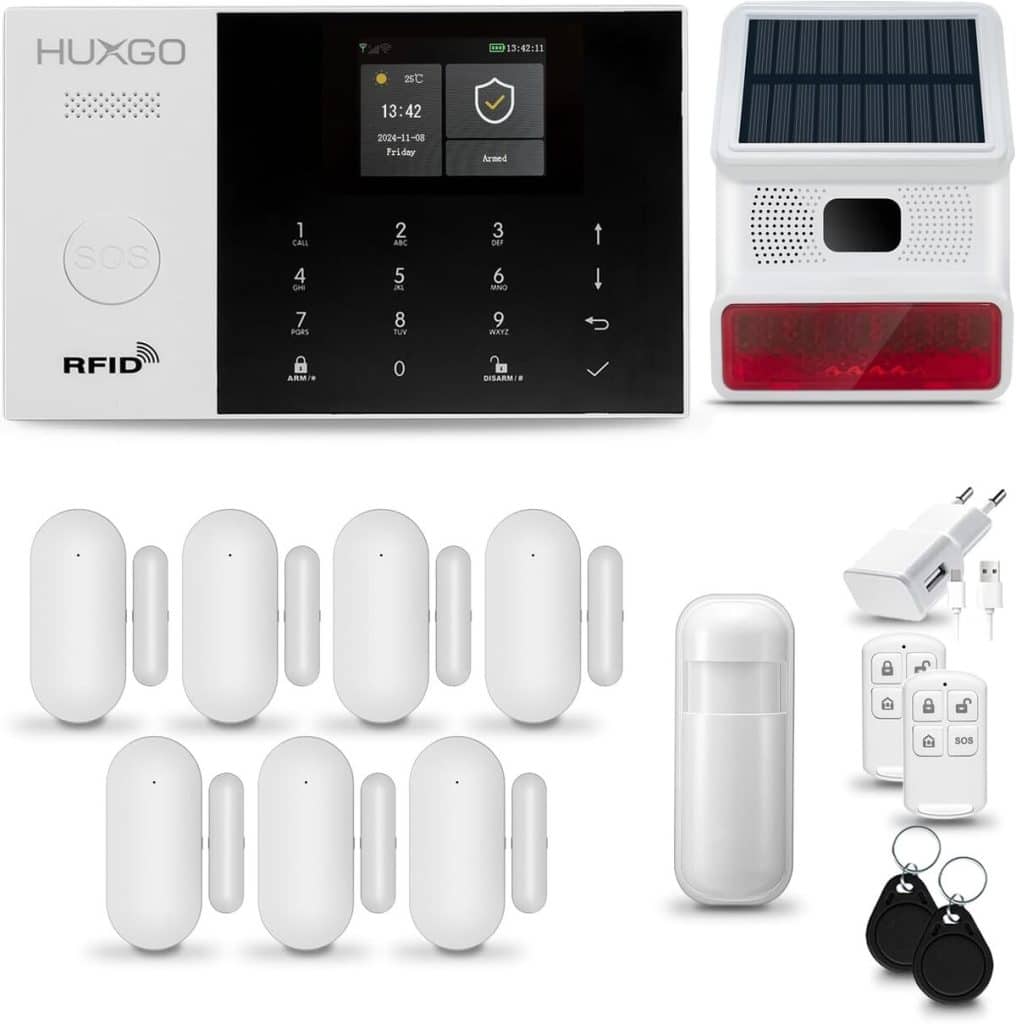 Test : alarme maison Huxgo HXA005 sans fil WiFi + GSM