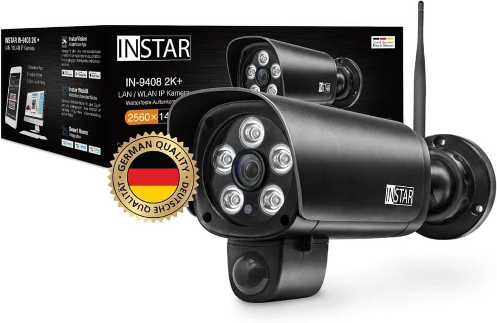 Test de la caméra extérieure InStar IN-9408 2K+ avec intelligence artificielle