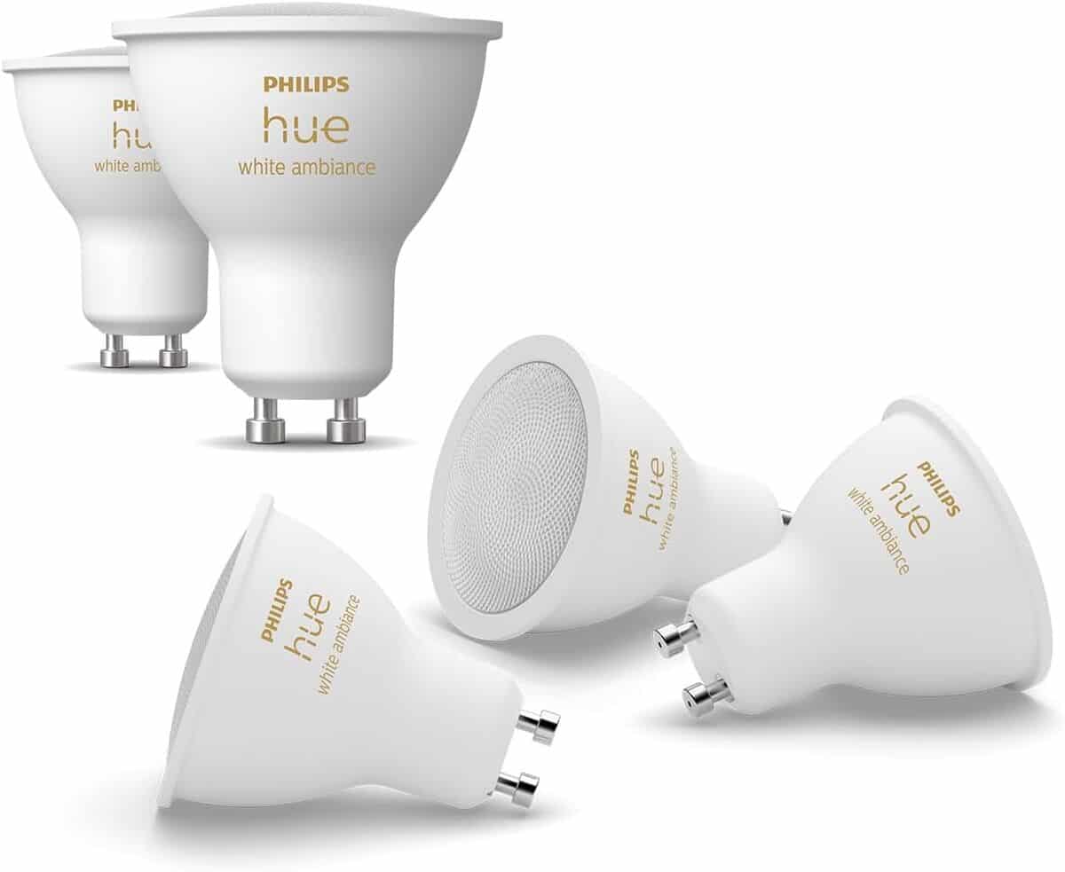 Test Philips Hue White Ambiance : ampoule LED connectée GU10, pack de 5