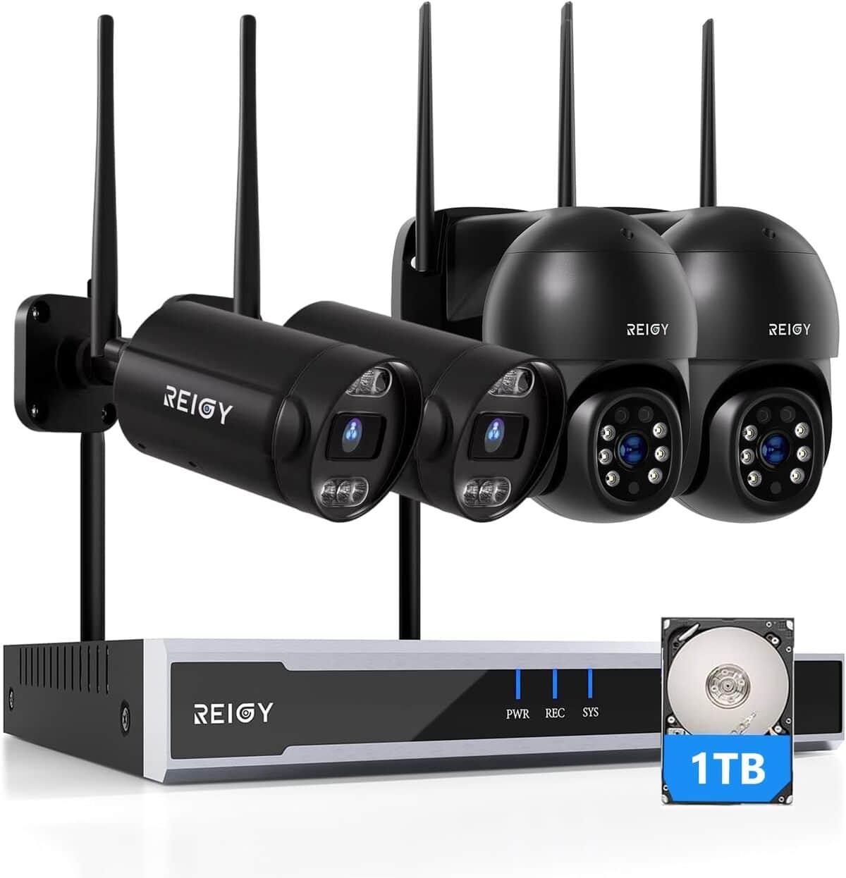 Test : système de surveillance 4K Reigy avec 1TB et vision nocturne