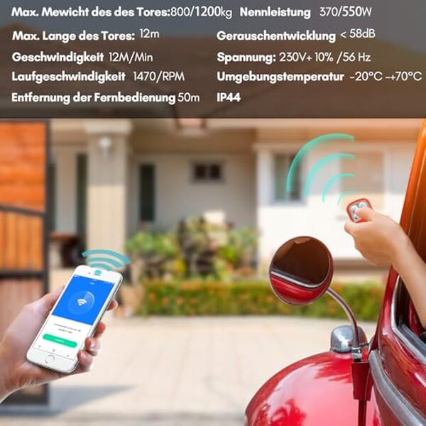  Découvrez les performances ultrapuissantes du moteur de portail Fiqops 550W et ses avantages pour une automatisation efficace et sécurisée de votre entrée.