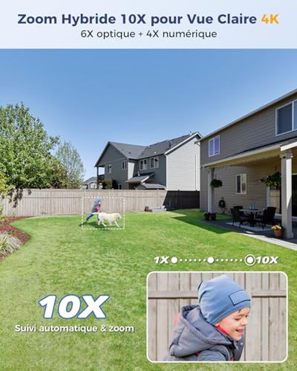 Découvrez notre test complet de la caméra de surveillance Ctronics Zoom Hybride 10X 4K extérieur : performance, qualité d'image et sécurité à la pointe, idéale pour votre protection domestique.