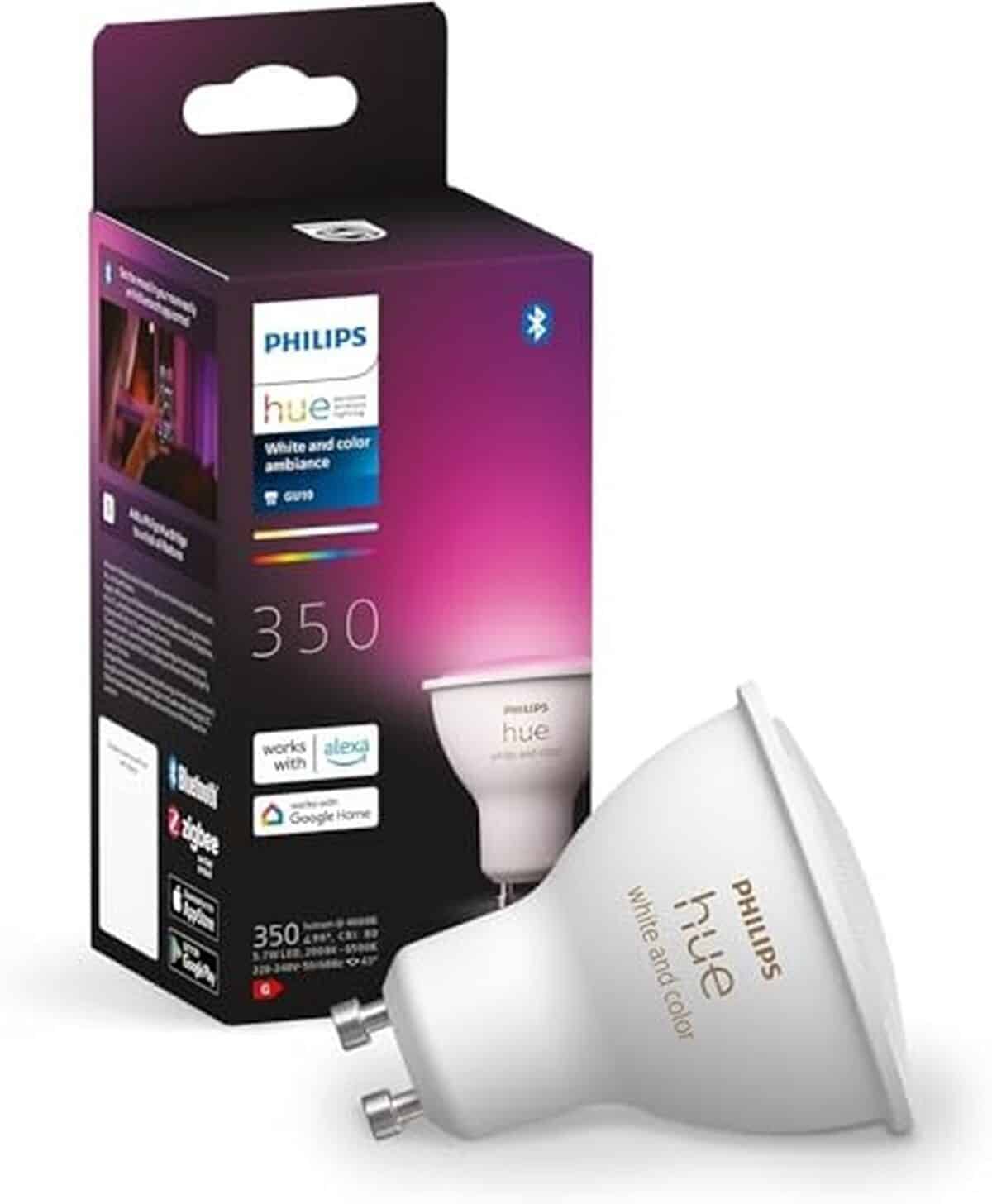 Test : ampoules Philips Hue GU10 connectées 400 lumens