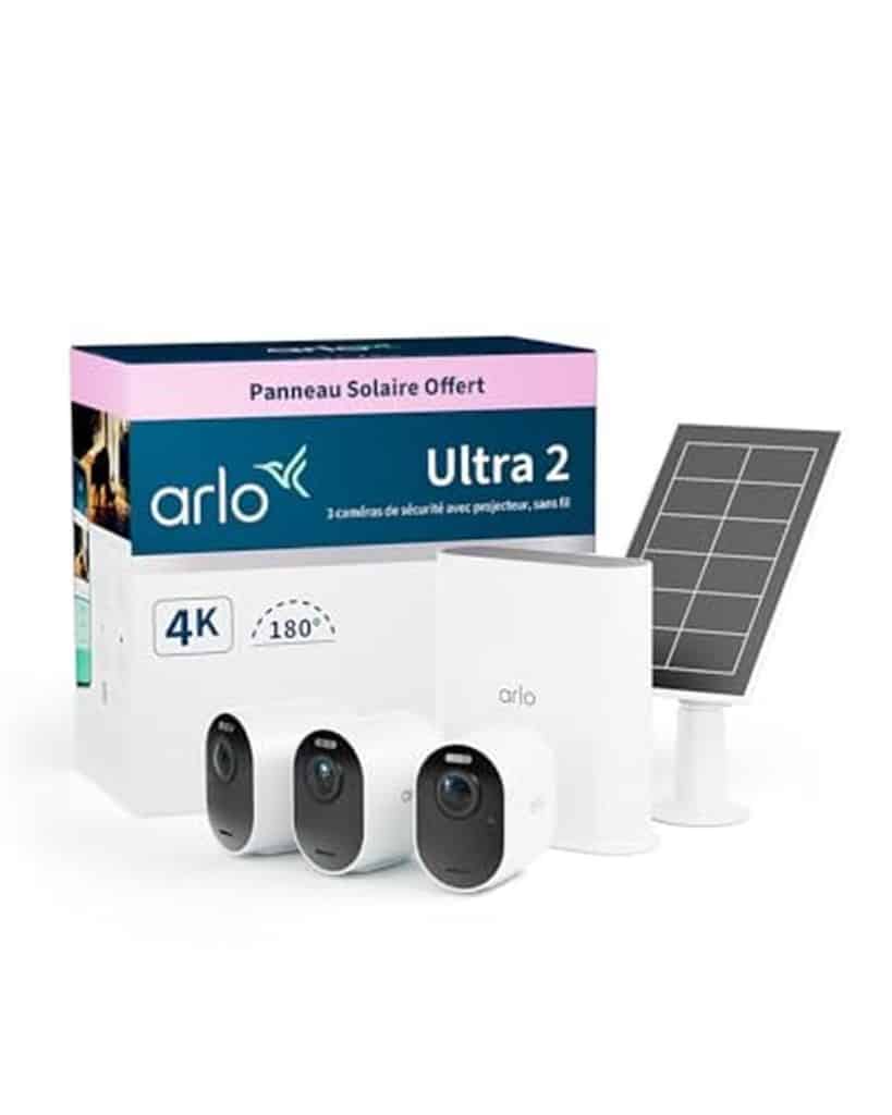 Test Arlo Ultra 2 : caméra de surveillance 4K avec panneau solaire
