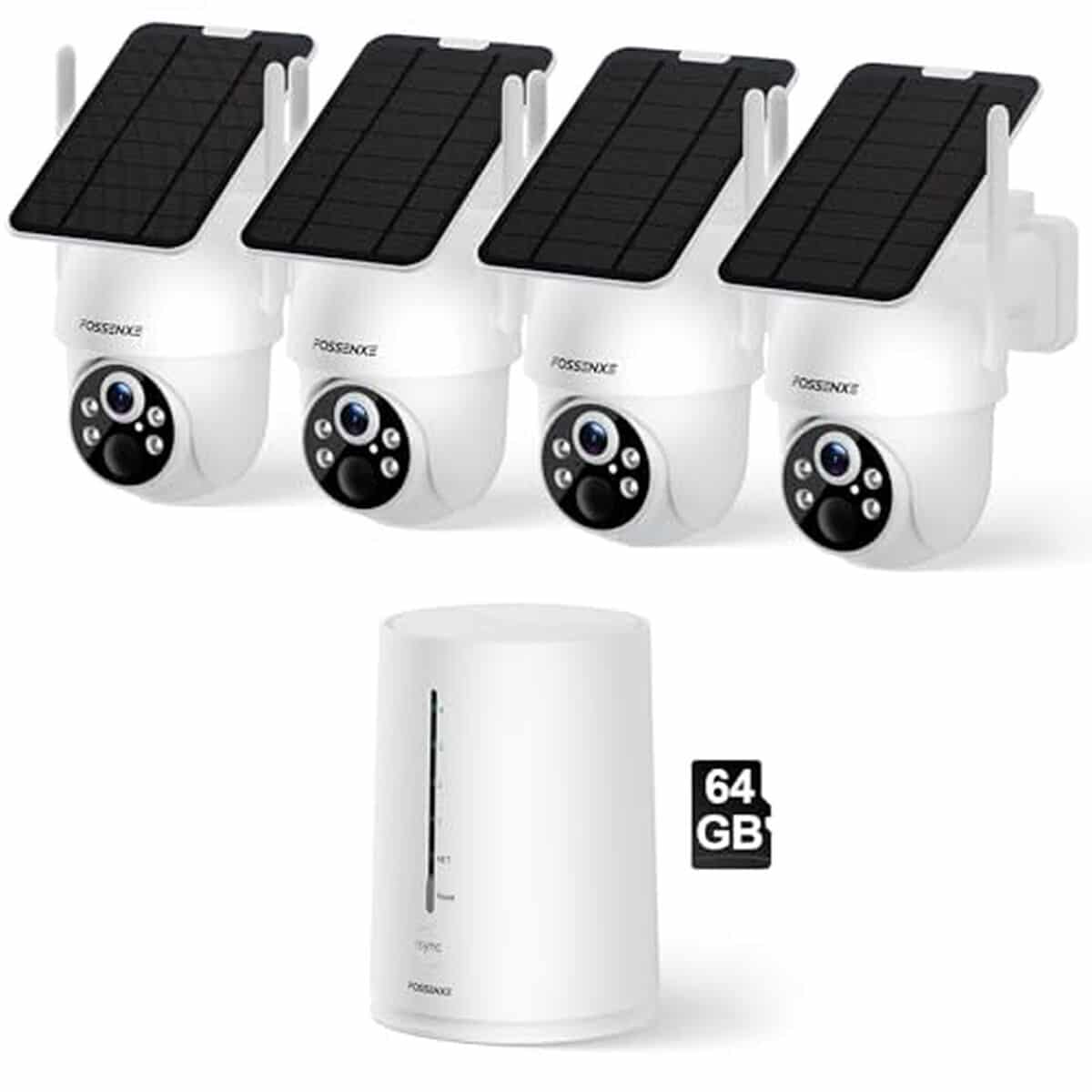 Test de la caméra Fossenxe 2K extérieure solaire : sécurité sans fil et vision 360°