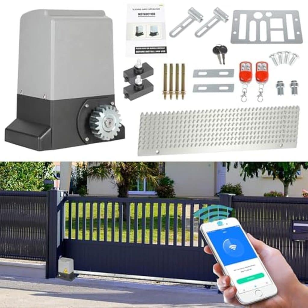 Test du moteur de portail Fiqops 550W ultrapuissant