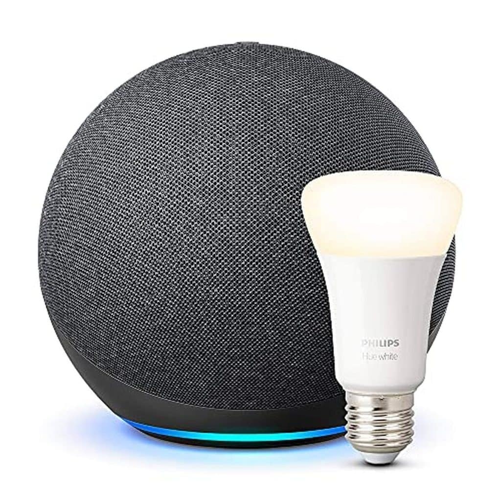 Test : echo 4e génération, anthracite + Philips Hue, maison connectée