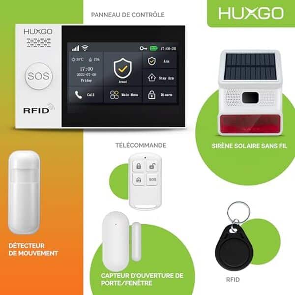 Découvrez notre test complet du système d'alarme HUXGO HXA007 : une solution de sécurité intelligente et fiable pour protéger votre maison efficacement.