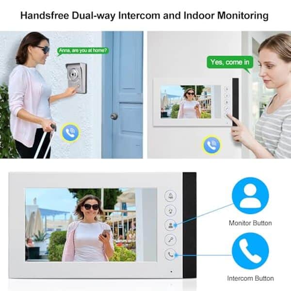 Découvrez l’efficacité du système interphone QttyElok avec caméra 90° et audio bidirectionnel. Sécurité renforcée et communication claire à domicile