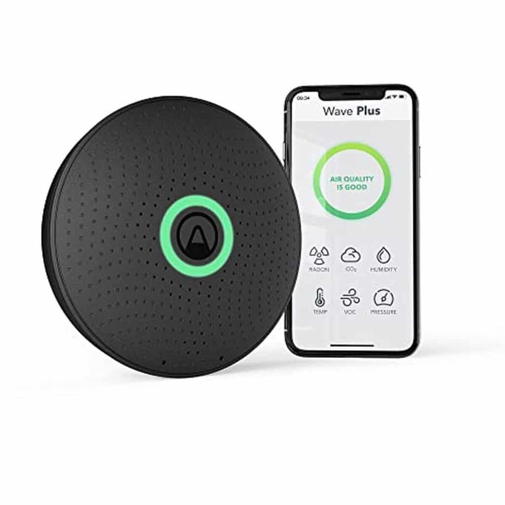 Test airthings wave plus : détecteur de radon et qualité de l'air