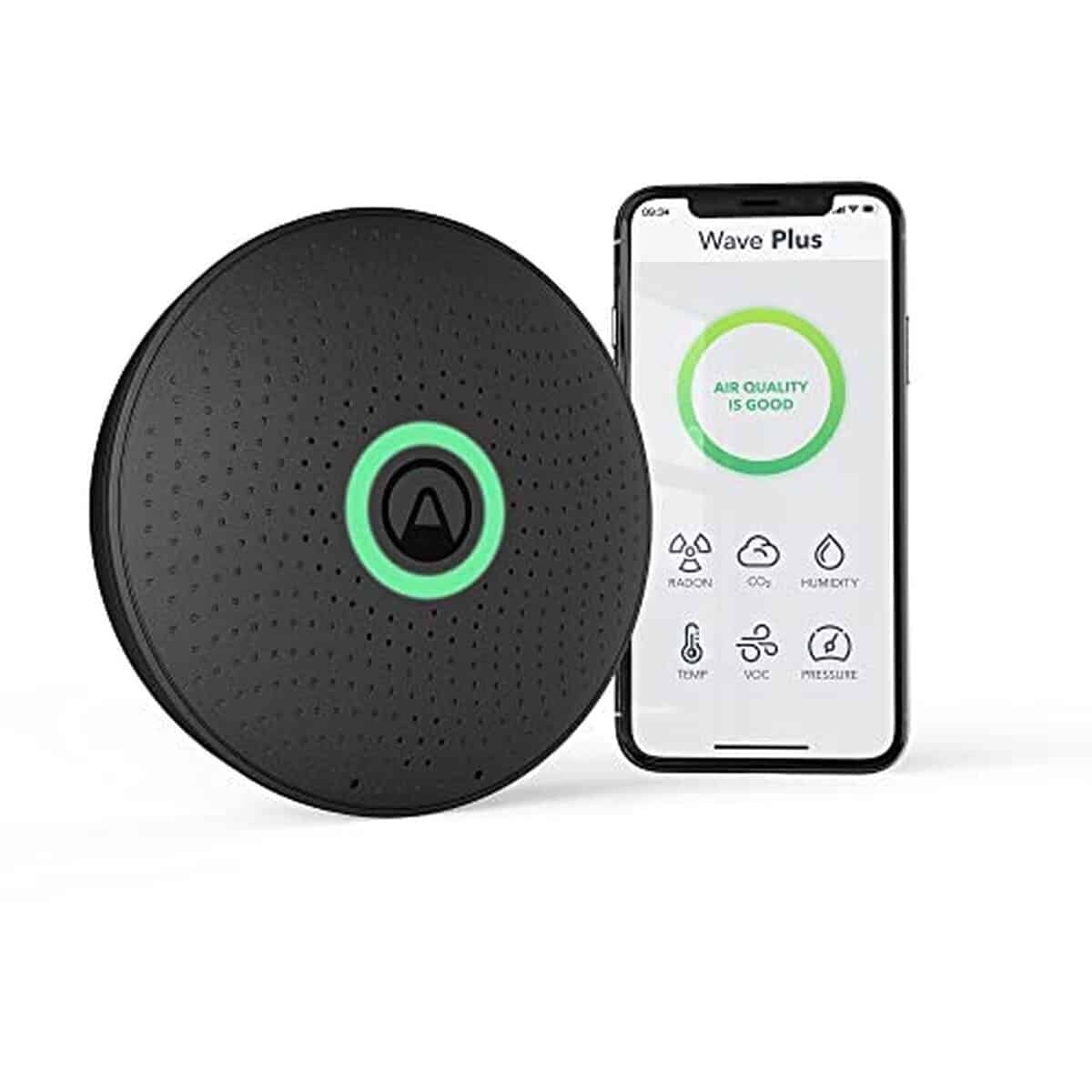 Test airthings wave plus : détecteur de radon et qualité de l'air