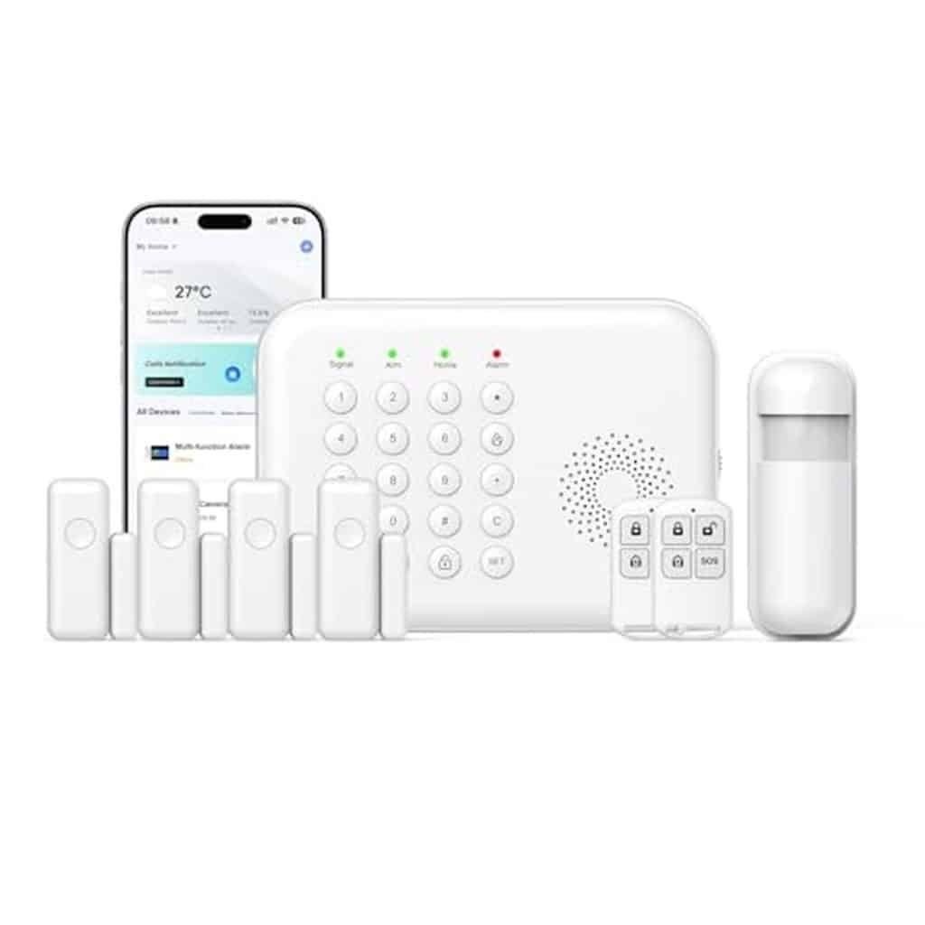 Test de l'alarme maison sans fil 8 pcs - sécurité WiFi sans frais