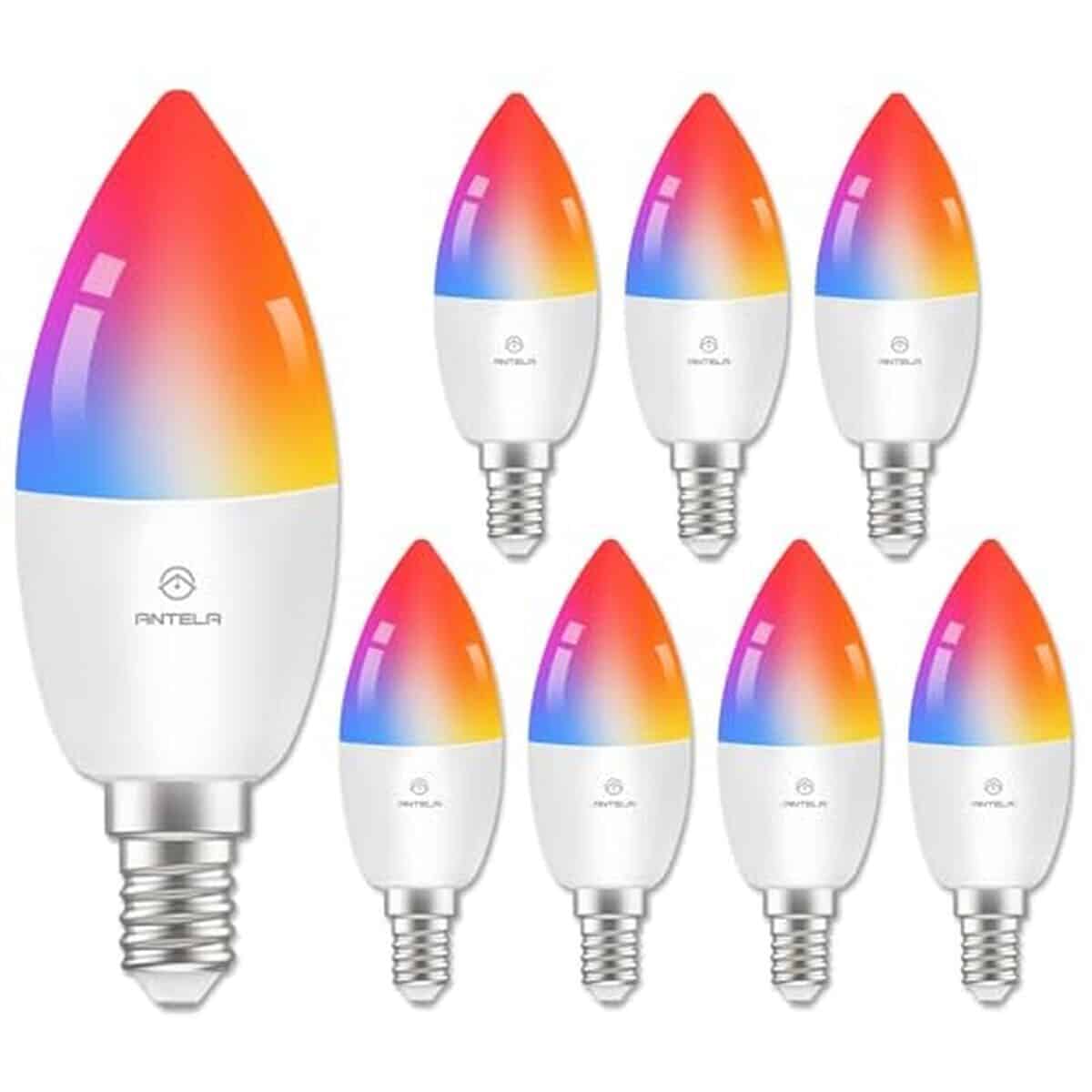 Test de l'ampoule connectée LED E14 Antela 4.5W RGB