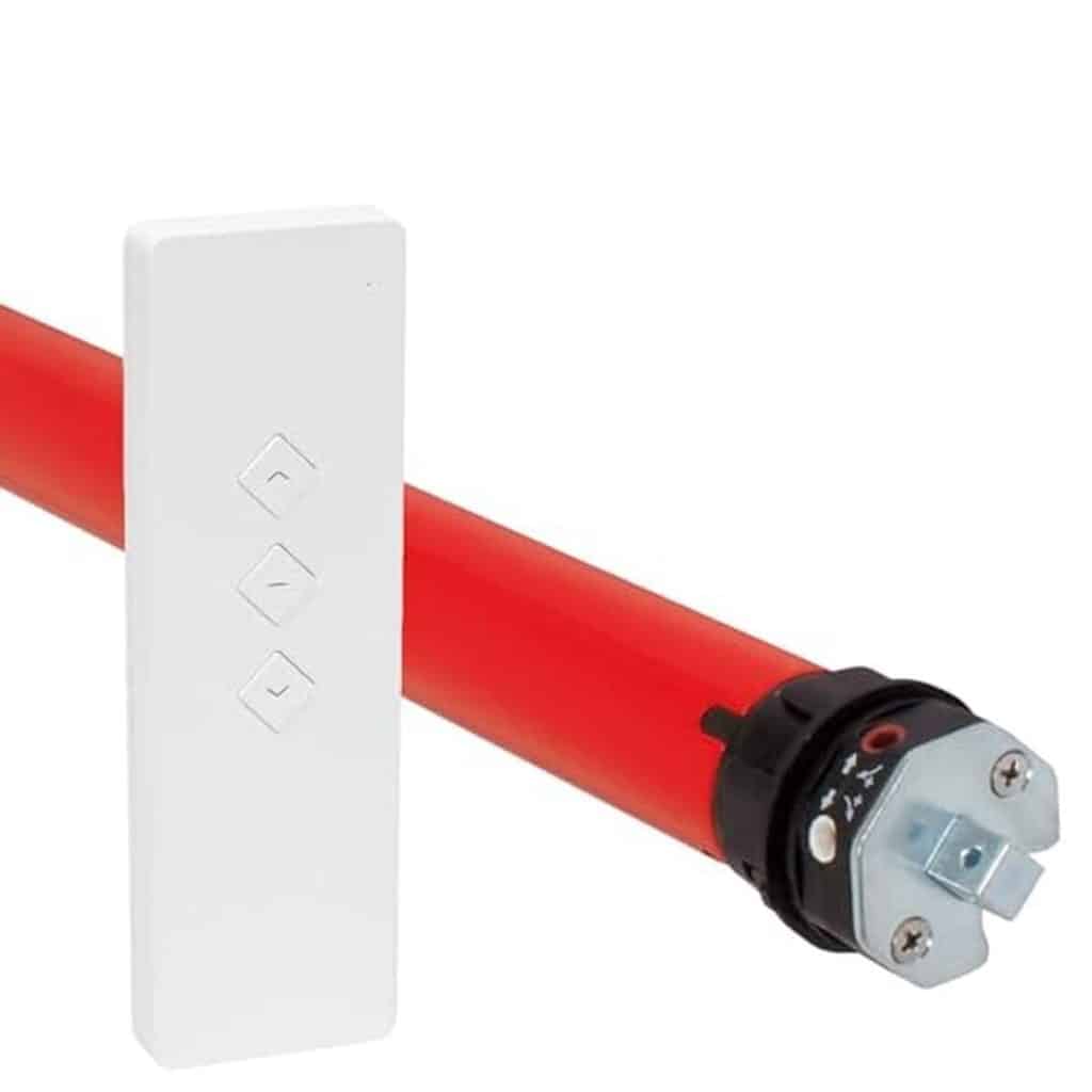 Test du moteur de volet roulant sans fil superrollo RM10MSB avec télécommande