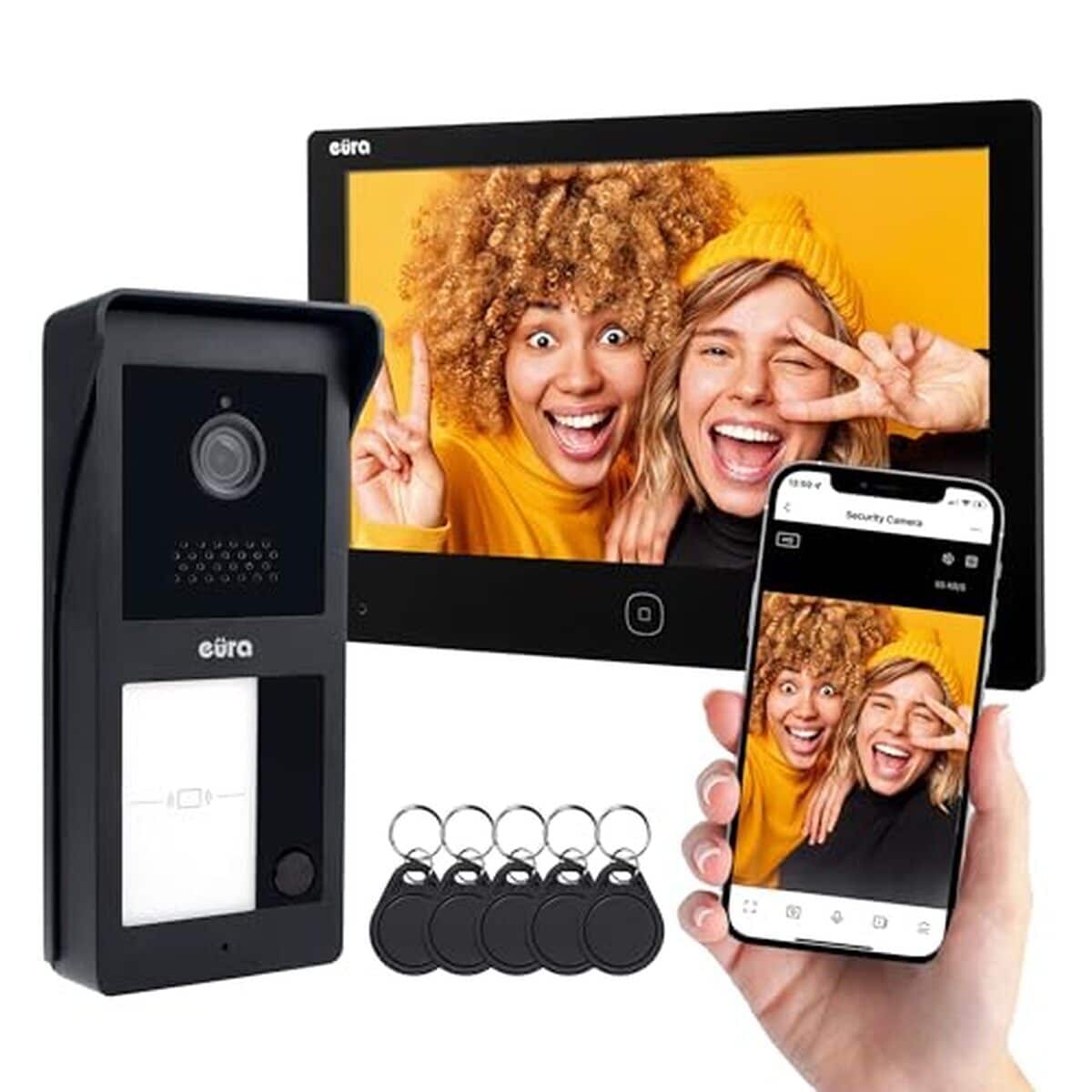 Test : interphone vidéo eura vdp-49a3-2ty, performance wi-fi et fonctionnalités avancées