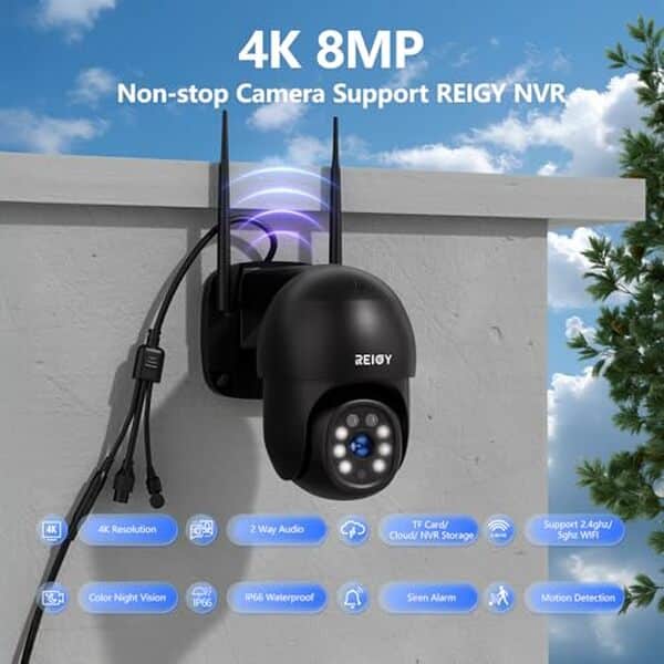 Découvrez notre test détaillé du kit caméra Reigy 8MP WiFi 4K avec disque dur 1TB : performances, qualité vidéo et fiabilité analysées pour vous. 