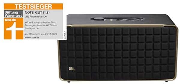 Découvrez notre test complet de la JBL Authentics 500, l'enceinte intelligente au design rétro. Performances audio, fonctionnalités et avis d'expert. 