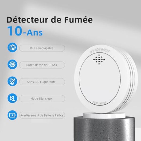 Découvrez notre test du détecteur de fumée TÜVRheinland avec fixation magnétique et alarme sonore. Avis, caractéristiques et performance pour sécuriser votre maison. 