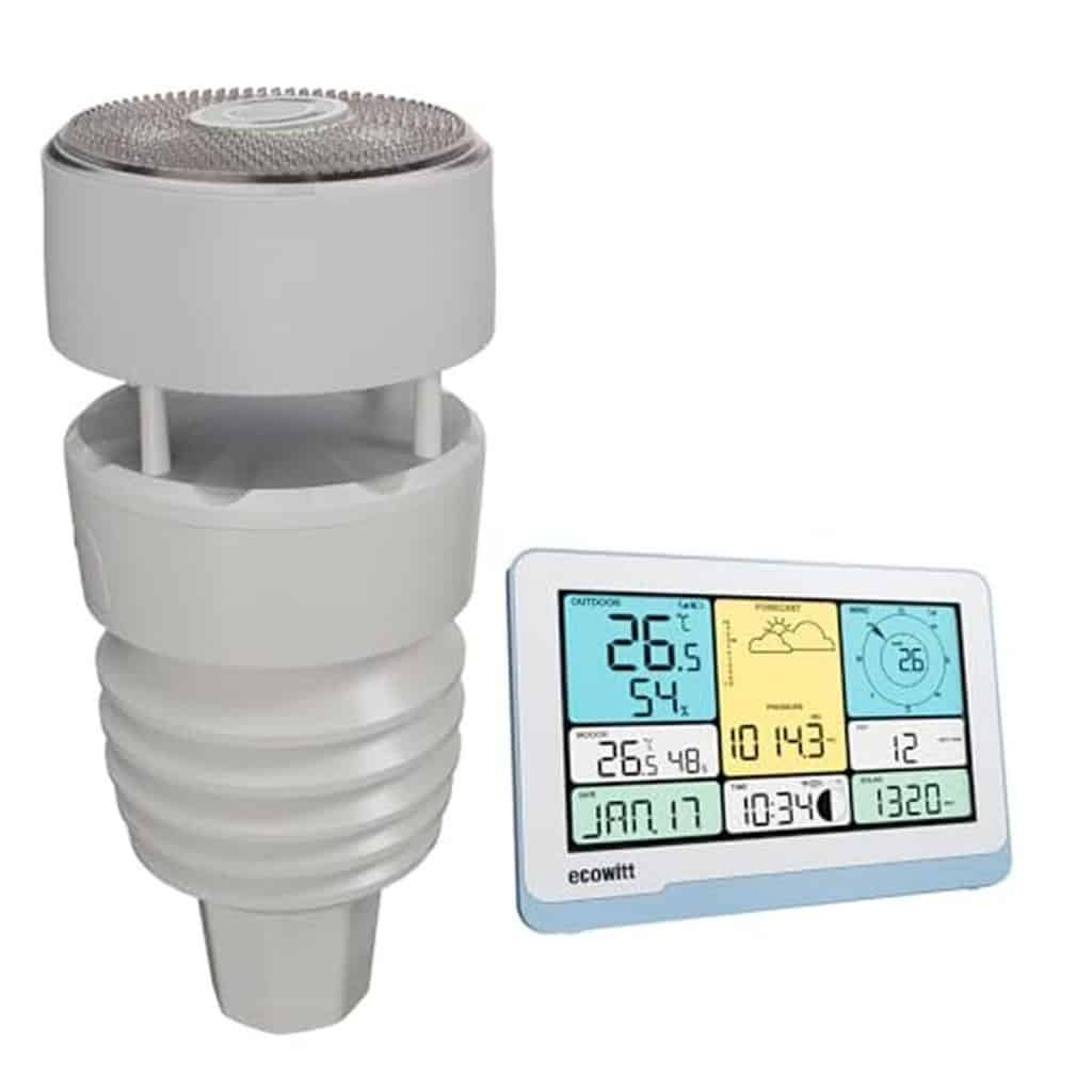 Test de la station météo ecowitt ws3821 : capteur énergétique wifi 7 en 1