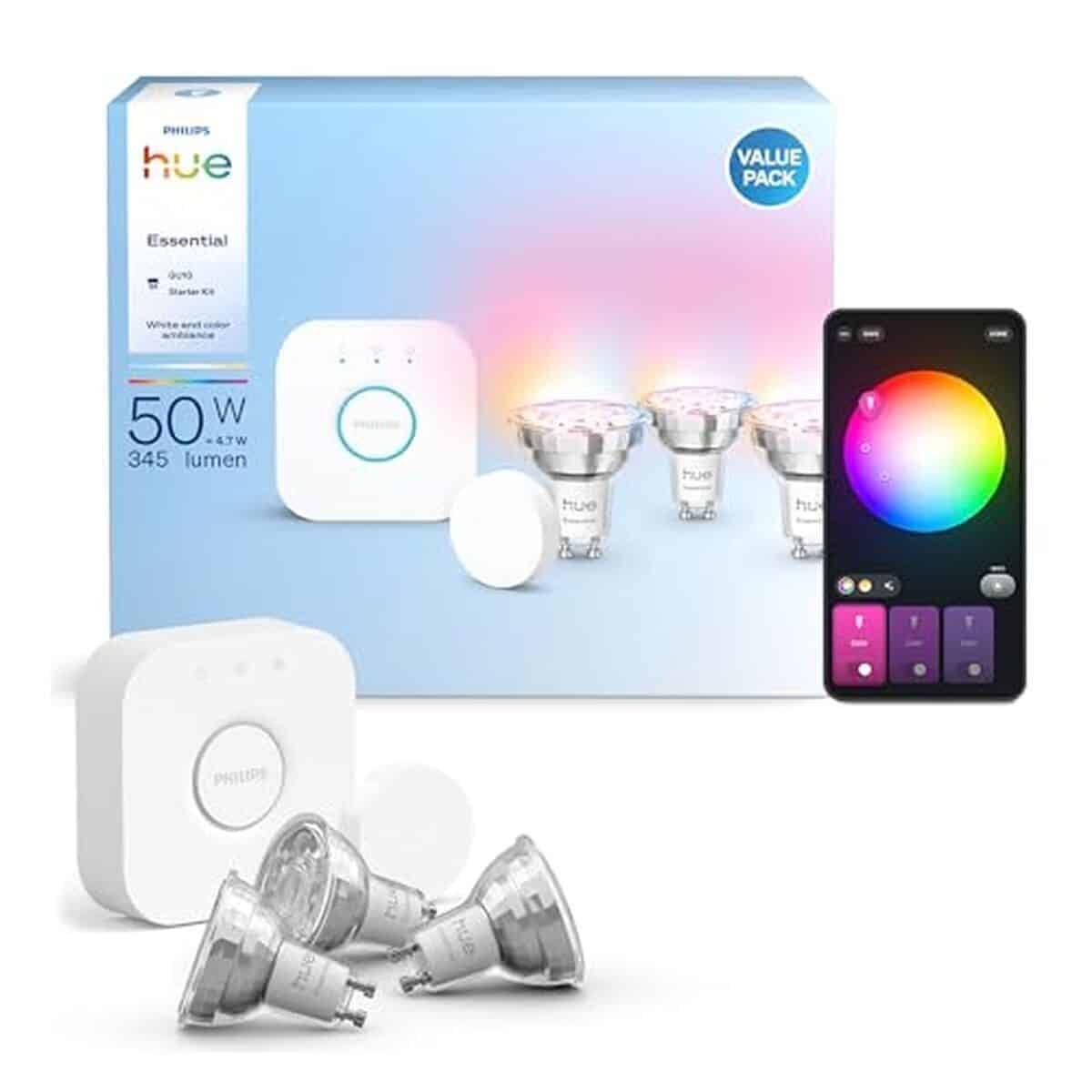 Test du kit de démarrage Philips Hue : bridge et 3 ampoules connectées