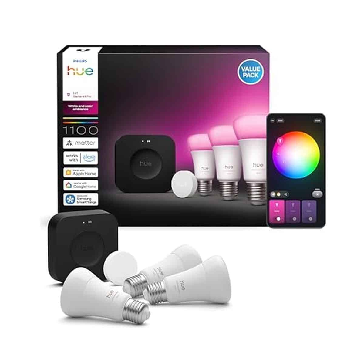 Test : kit philips hue pro, le pont vers la lumière intelligente