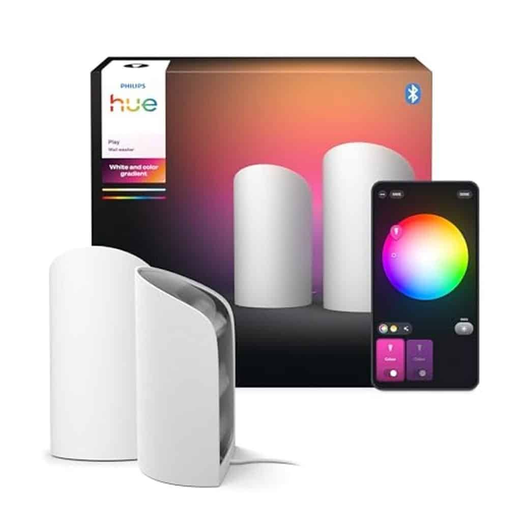 Test : philips hue play wall washer connecté, color ambiance et contrôle vocal