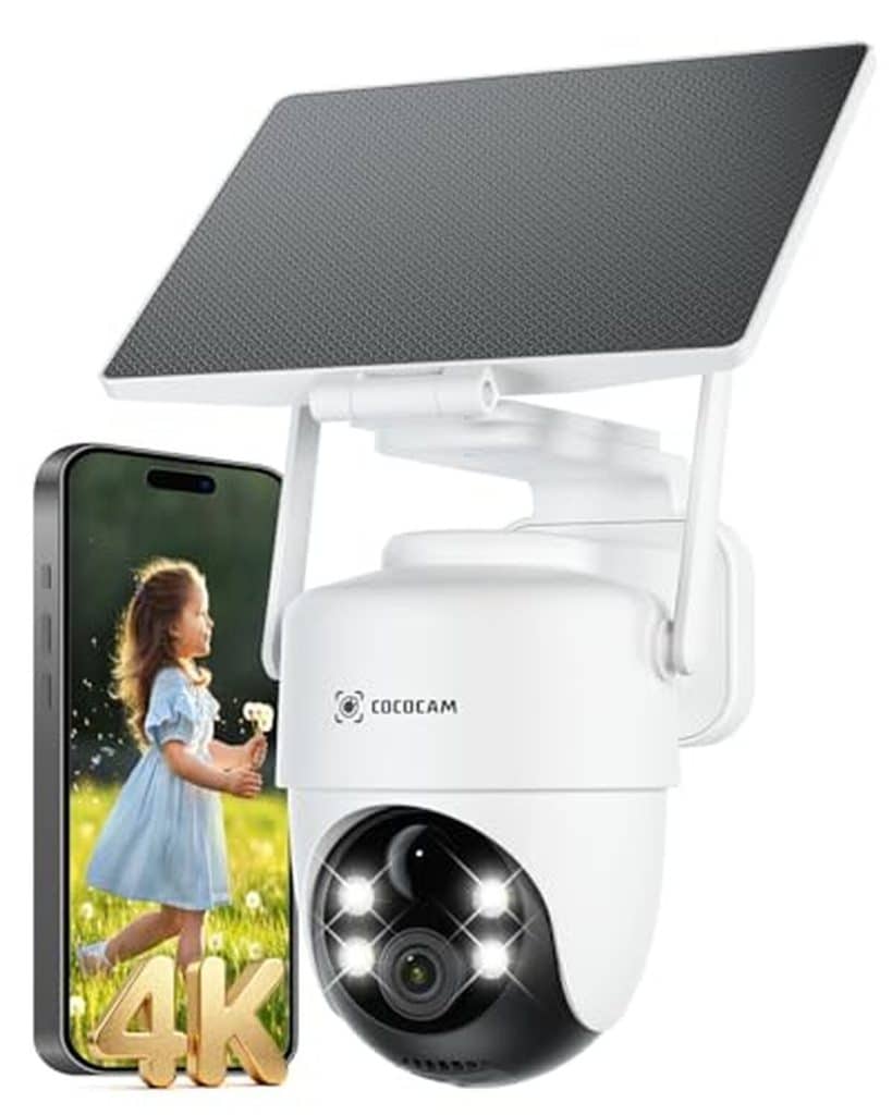 Test de la caméra de surveillance COCOCAM 4K 8MP sans fil : performance et autonomie à l'épreuve