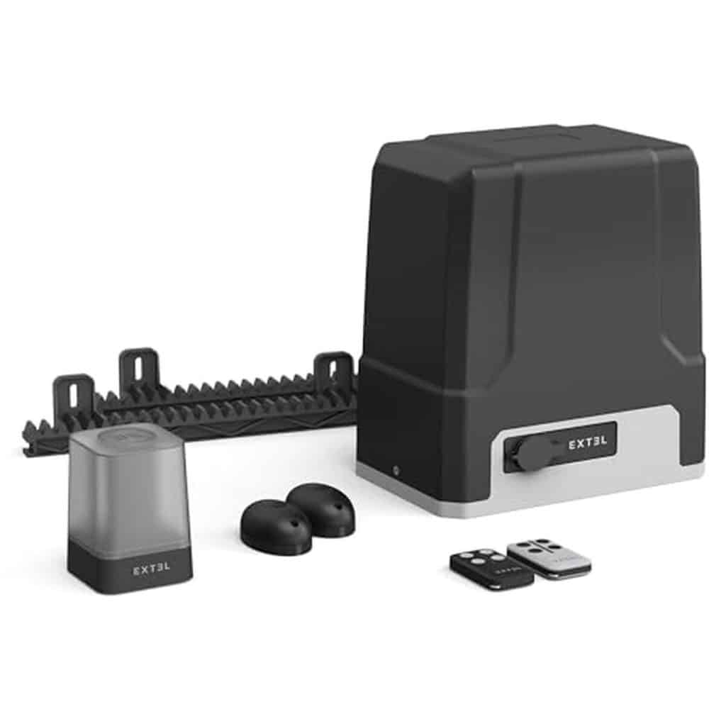 Test de la motorisation connectée XC500 Umii d'EXTEL pour portail coulissant de 8m/500kg