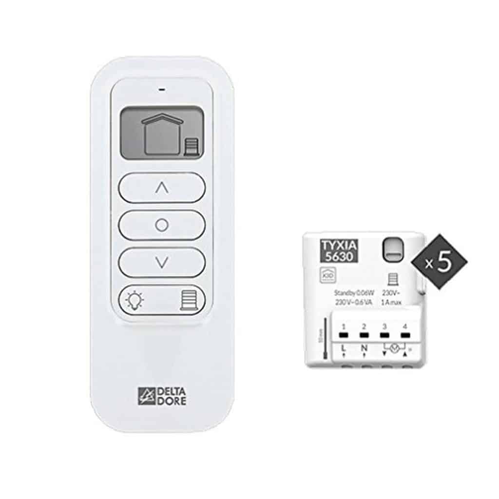 Test de la télécommande Delta Dore et ses récepteurs pour volets connectés