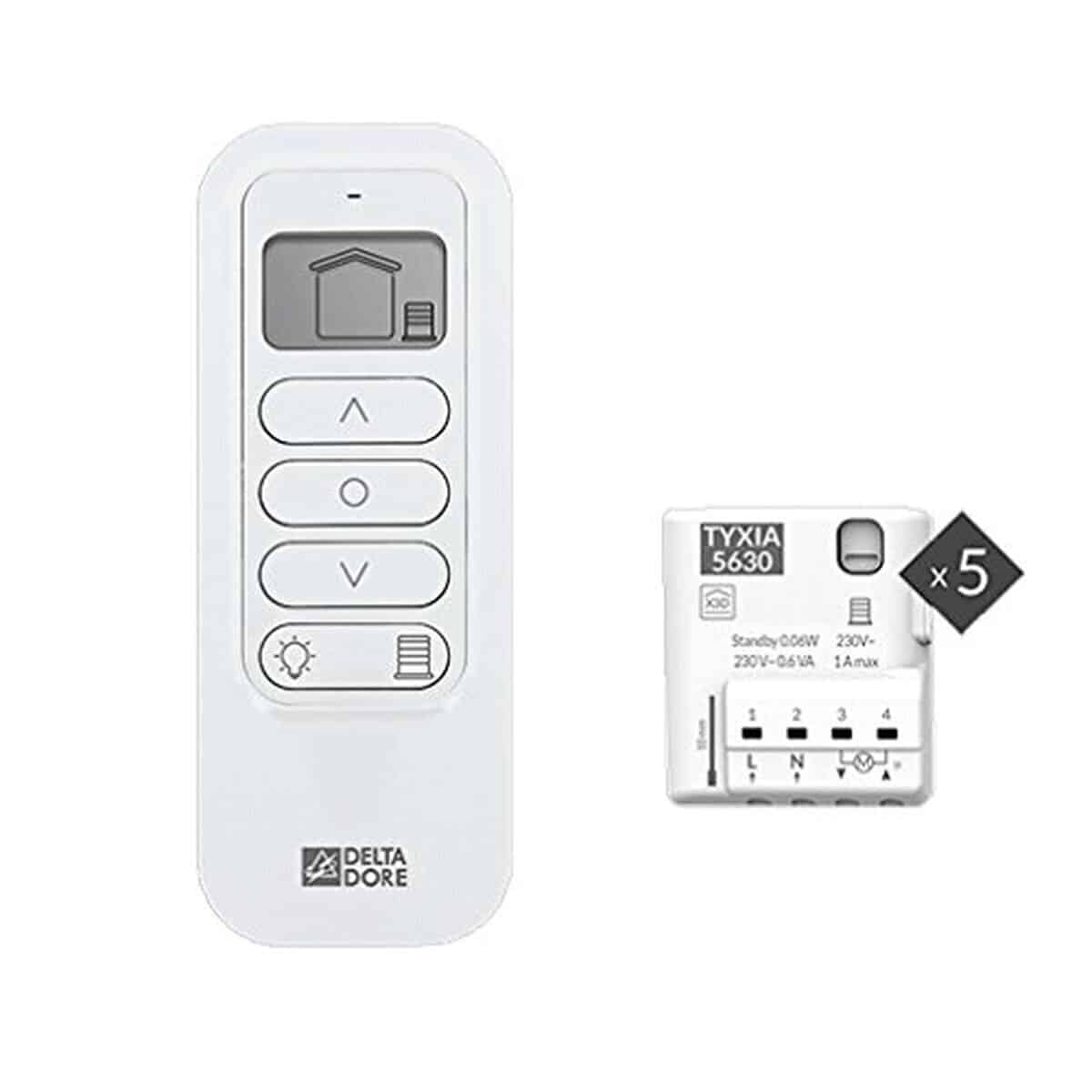 Test de la télécommande Delta Dore et ses récepteurs pour volets connectés