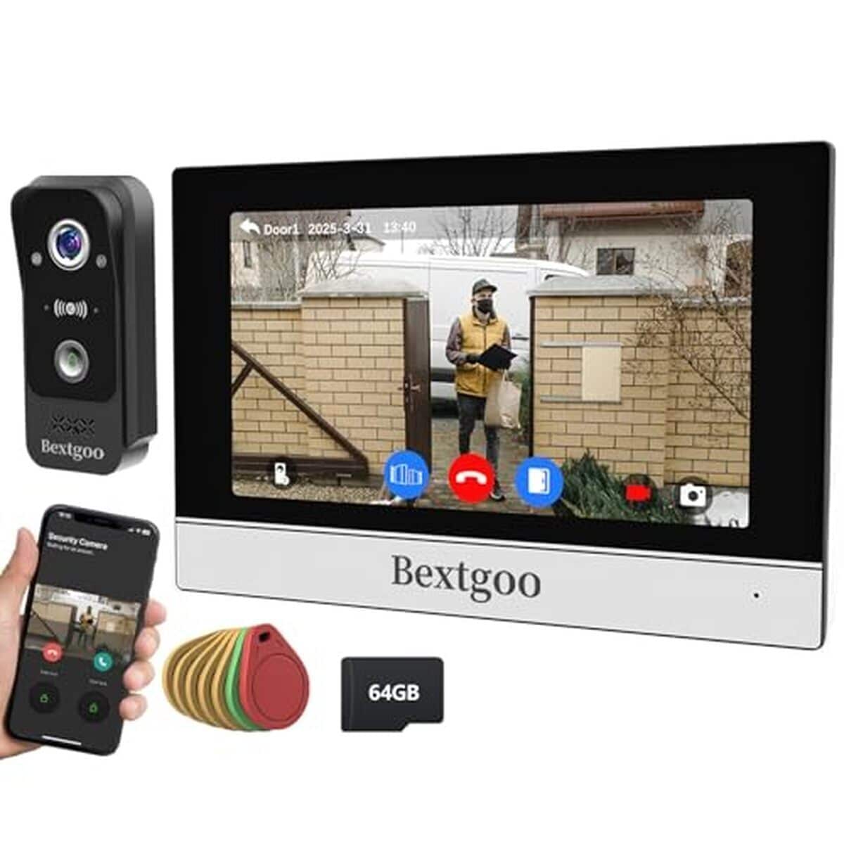 Test du visiophone Bextgoo : sécurité 2K connectée et tactile
