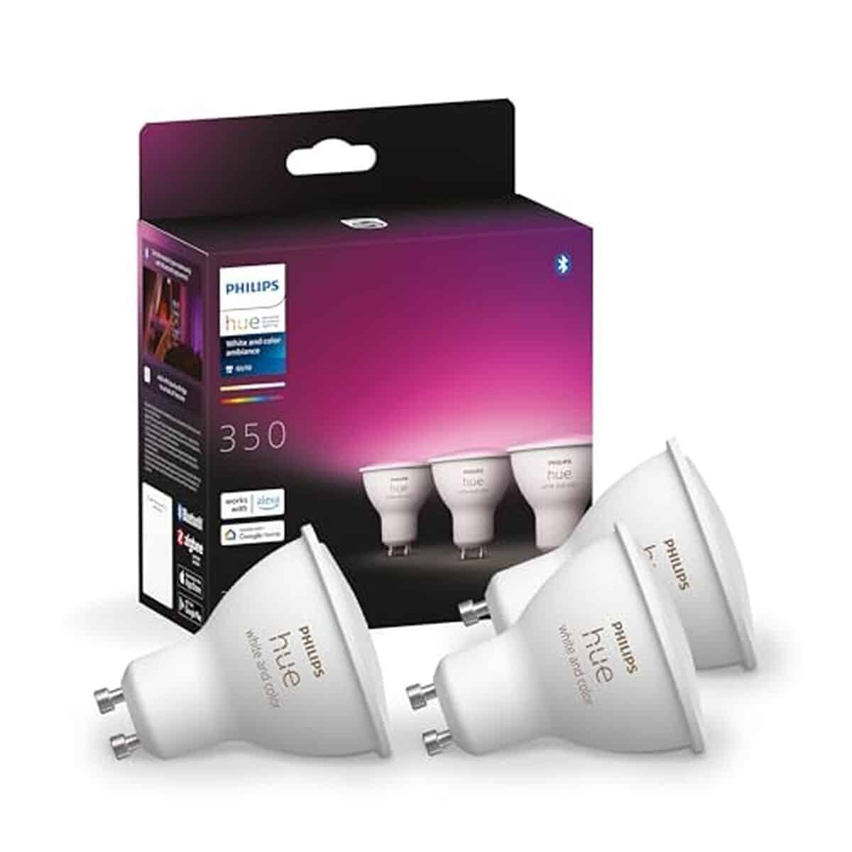 Test : pack de 3 ampoules LED Philips Hue White and Color GU10